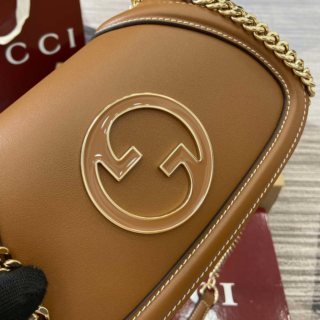 Gucci 815711 Gucci Blondie mini shoulder bag Brown