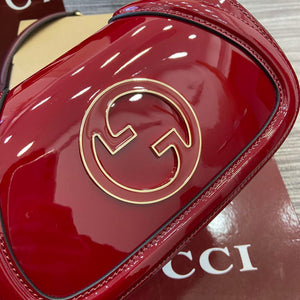 Gucci 815711 Gucci Blondie mini shoulder bag Patent Leather Red - Default Title - View 6