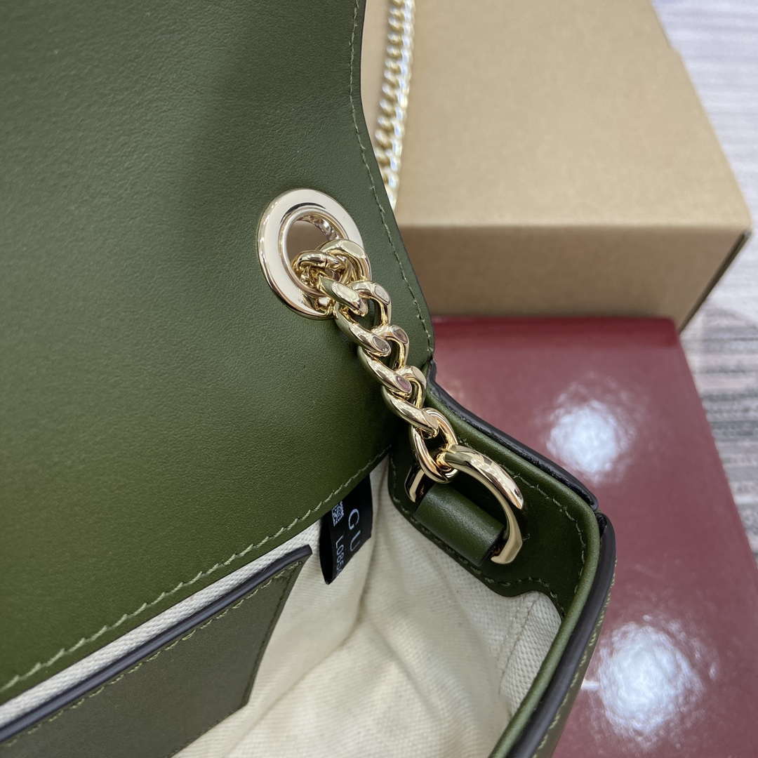 Gucci 815711 Gucci Blondie mini shoulder bag Suede Leather Green - Default Title - View 8