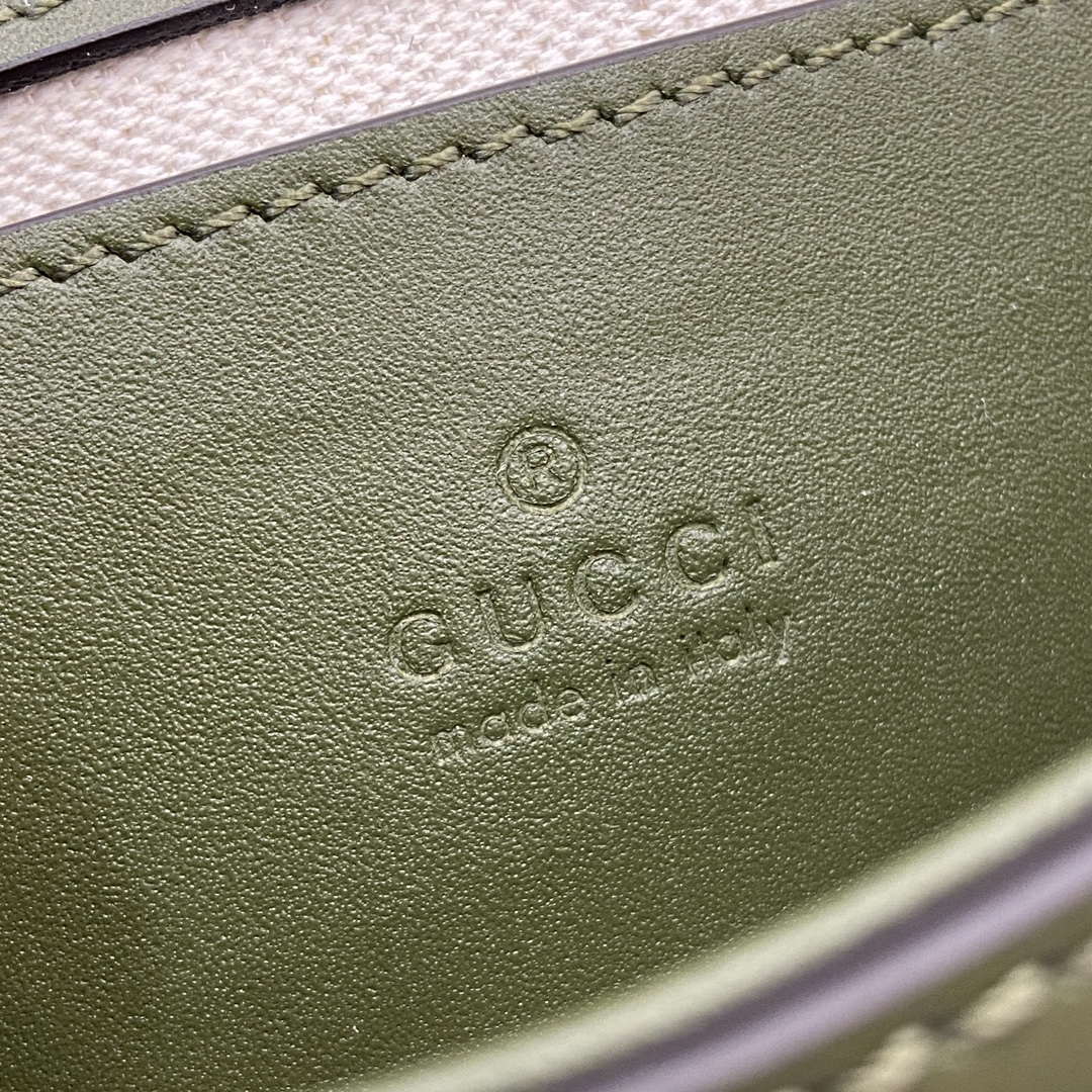 Gucci 815711 Gucci Blondie mini shoulder bag Suede Leather Green