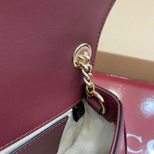 Gucci 815711 Gucci Blondie mini shoulder bag Suede Leather Red and Wine Red - Default Title - View 11