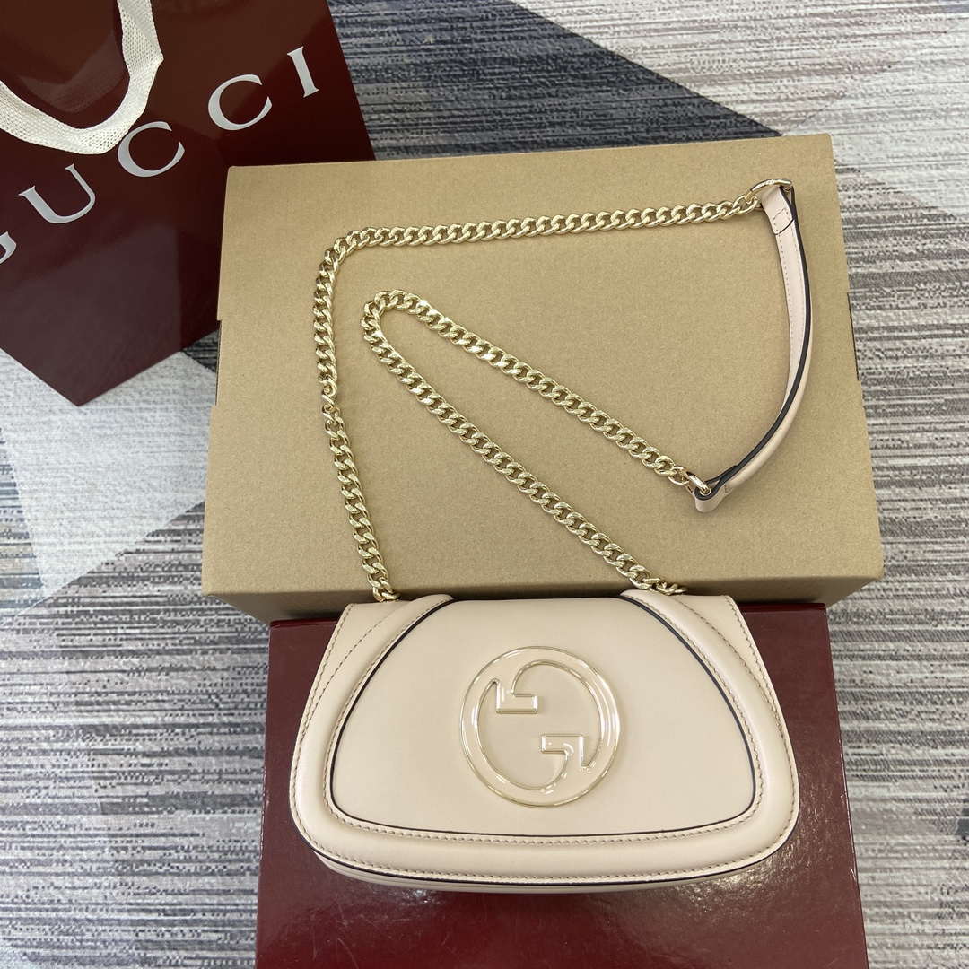 Gucci 815711 Gucci Blondie mini shoulder bag Leather Light Pink