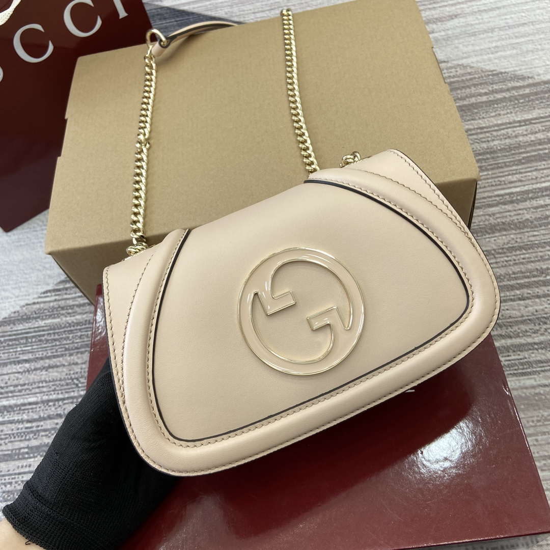 Gucci 815711 Gucci Blondie mini shoulder bag Leather Light Pink