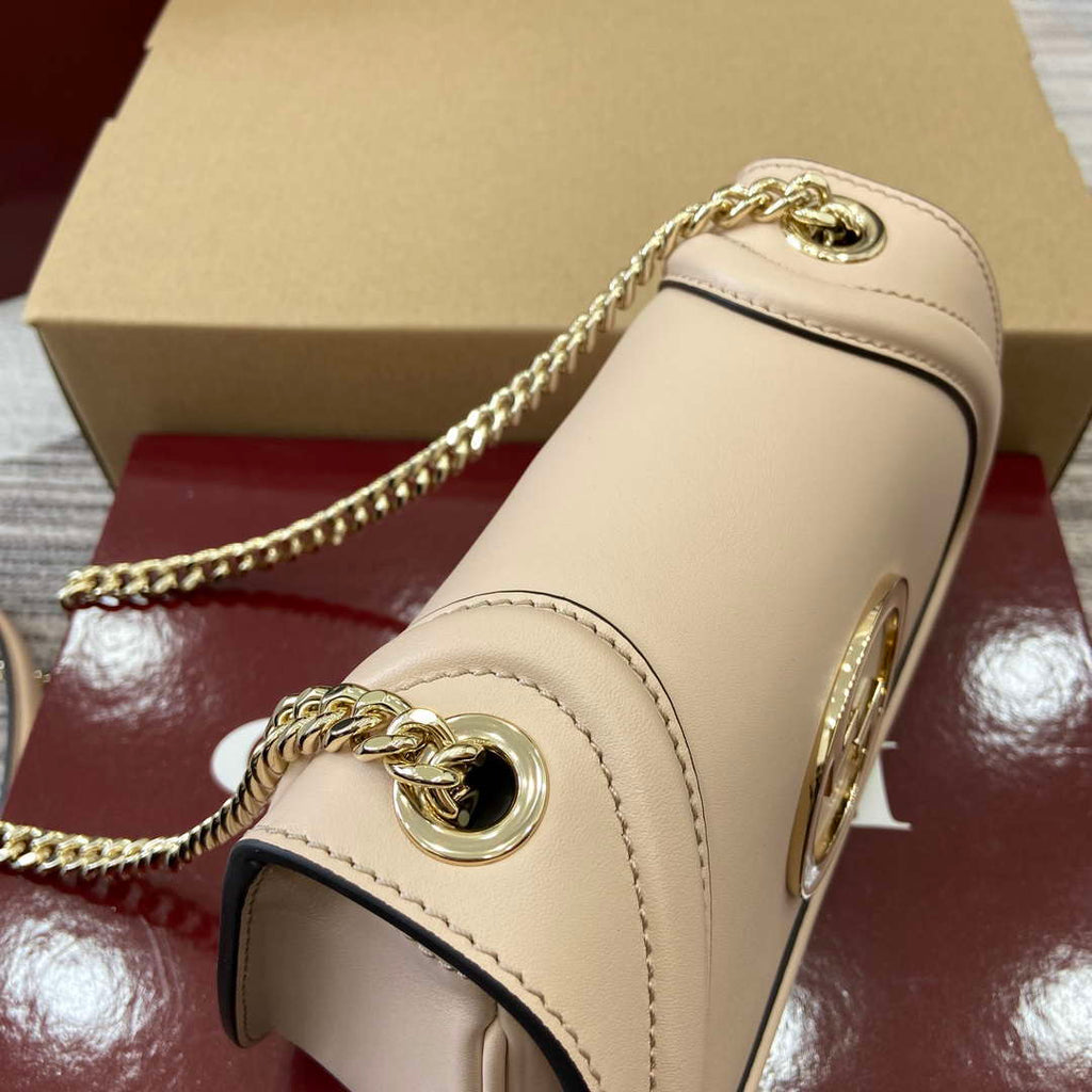 Gucci 815711 Gucci Blondie mini shoulder bag Leather Light Pink