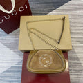 Gucci 815711 Gucci Blondie mini shoulder bag Suede Leather dark brown - Default Title - View 1