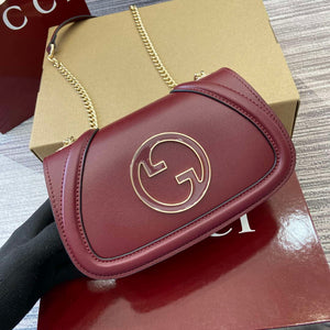 Gucci 815711 Gucci Blondie mini shoulder bag Wine Red - Default Title - View 4