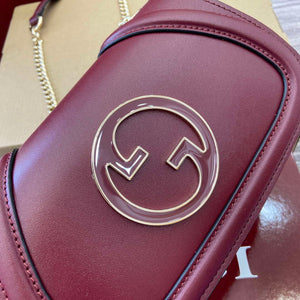Gucci 815711 Gucci Blondie mini shoulder bag Wine Red - Default Title - View 6