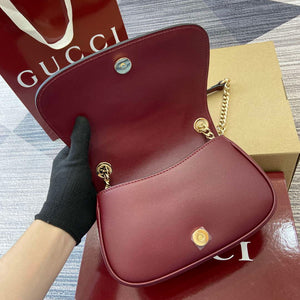 Gucci 815711 Gucci Blondie mini shoulder bag Wine Red - Default Title - View 9