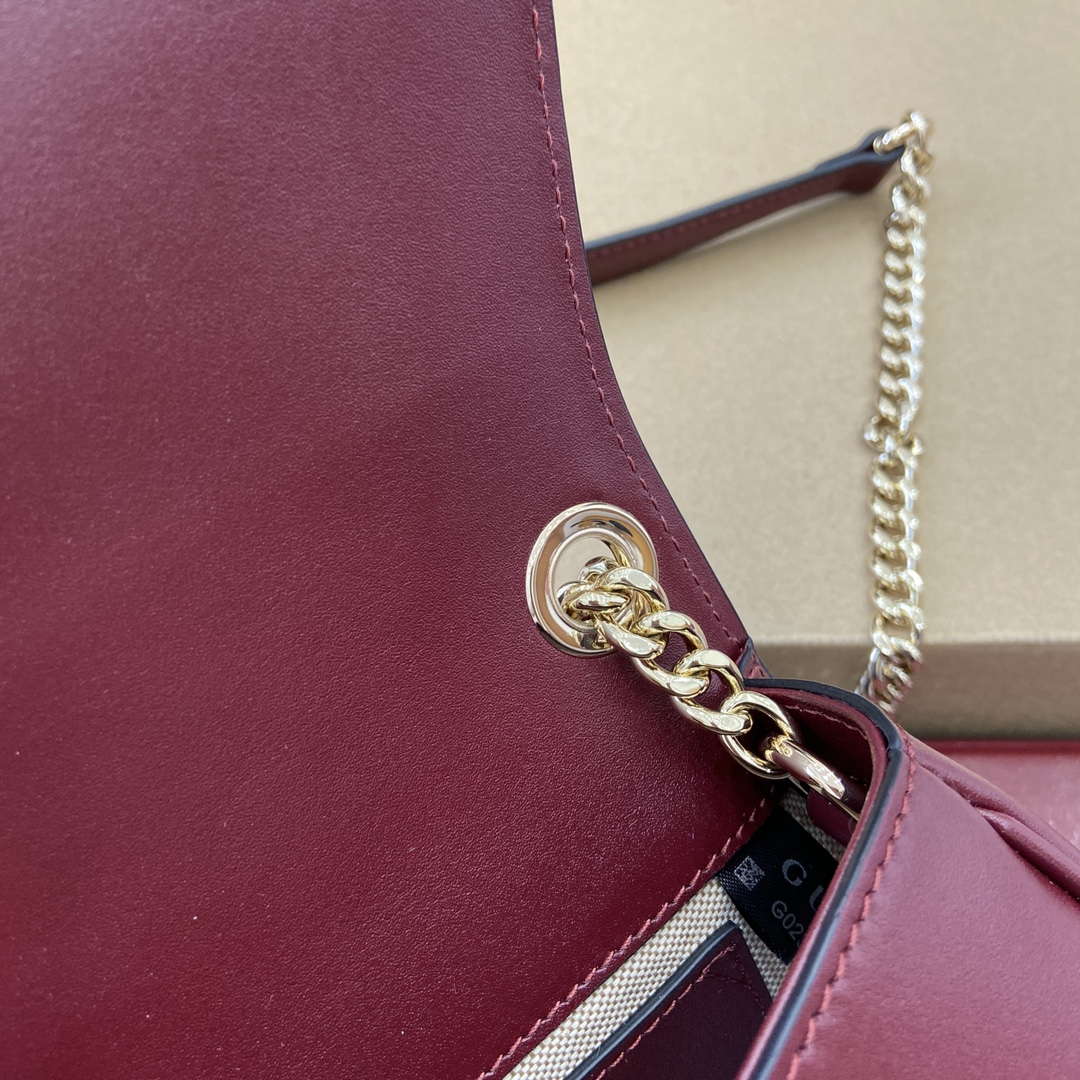 Gucci 815711 Gucci Blondie mini shoulder bag Wine Red - Default Title - View 11