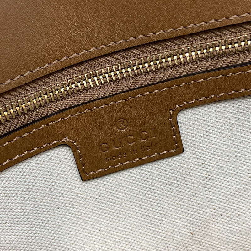 Gucci 815714 Gucci Blondie Small Top Handle Bag Beige cotton linen canvas - Default Title - View 9