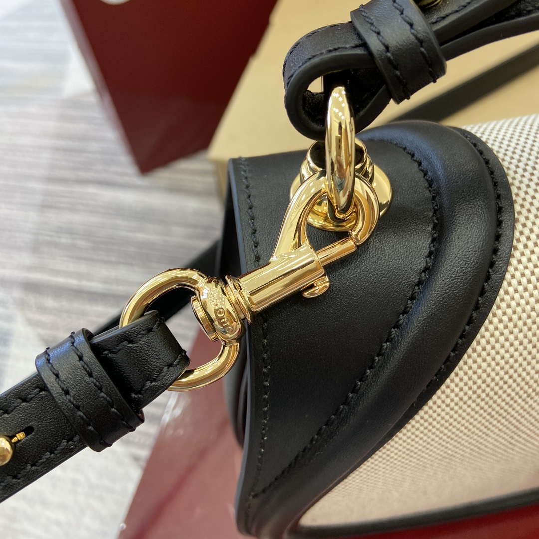 Gucci 815714 Gucci Blondie Small Top Handle Bag Black leather trim - Default Title - View 10
