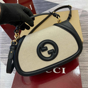 Gucci 815714 Gucci Blondie Small Top Handle Bag Black leather trim - Default Title - View 4
