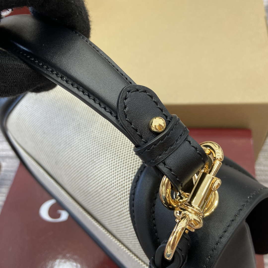 Gucci 815714 Gucci Blondie Small Top Handle Bag Black leather trim - Default Title - View 9
