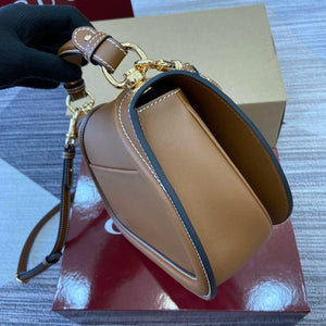Gucci 815714 Gucci Blondie Small Top Handle Bag Brown smooth leather - Default Title - View 3