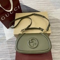Gucci 815714 Gucci Blondie Small Top Handle Bag Green