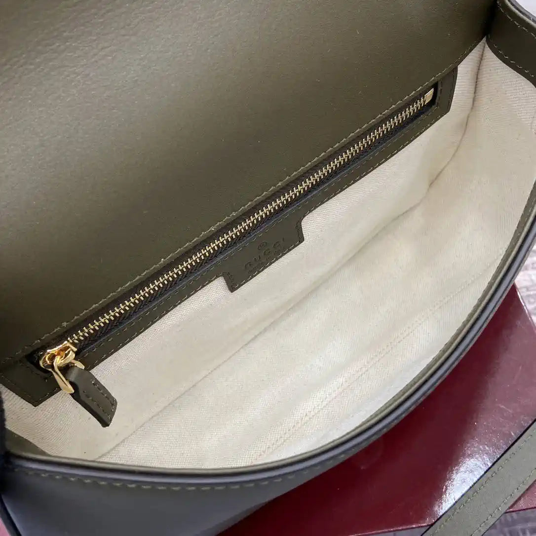 Gucci 815714 Gucci Blondie Small Top Handle Bag Green