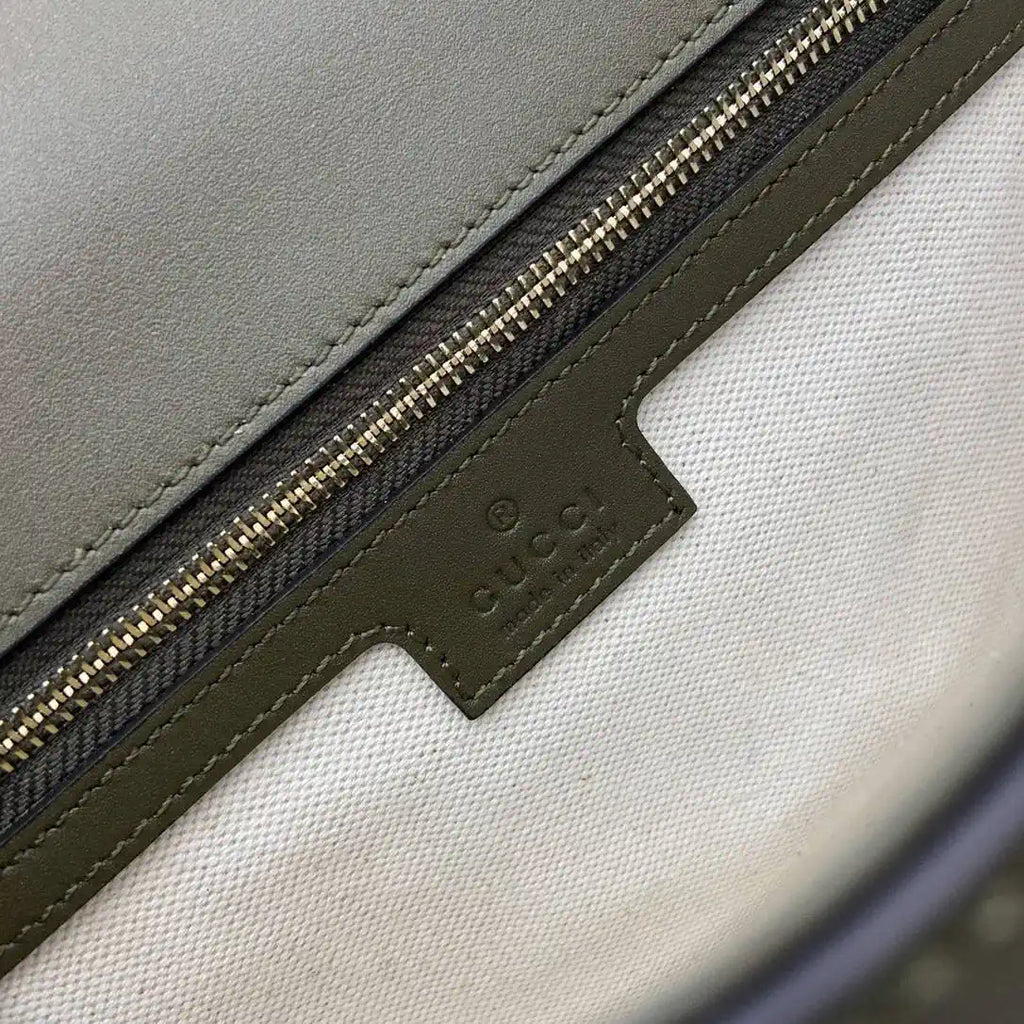 Gucci 815714 Gucci Blondie Small Top Handle Bag Green