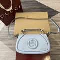 Gucci 815714 Gucci Blondie Small Top Handle Bag Lake Blue