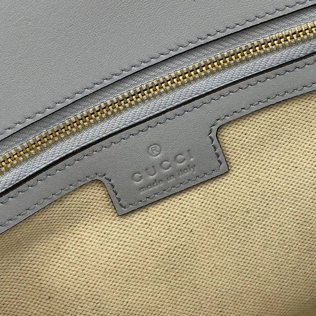 Gucci 815714 Gucci Blondie Small Top Handle Bag Lake Blue