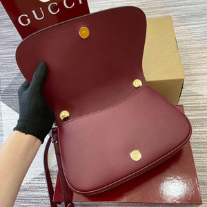 Gucci 815714 Gucci Blondie Small Top Handle Bag Wine red - Default Title - View 7