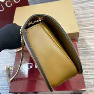 Gucci 815715 Gucci Blondie small shoulder bag Brown Suede leather - Default Title - View 2