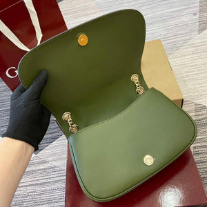 Gucci 815715 Gucci Blondie small shoulder bag Green Suede Leather - Default Title - View 7