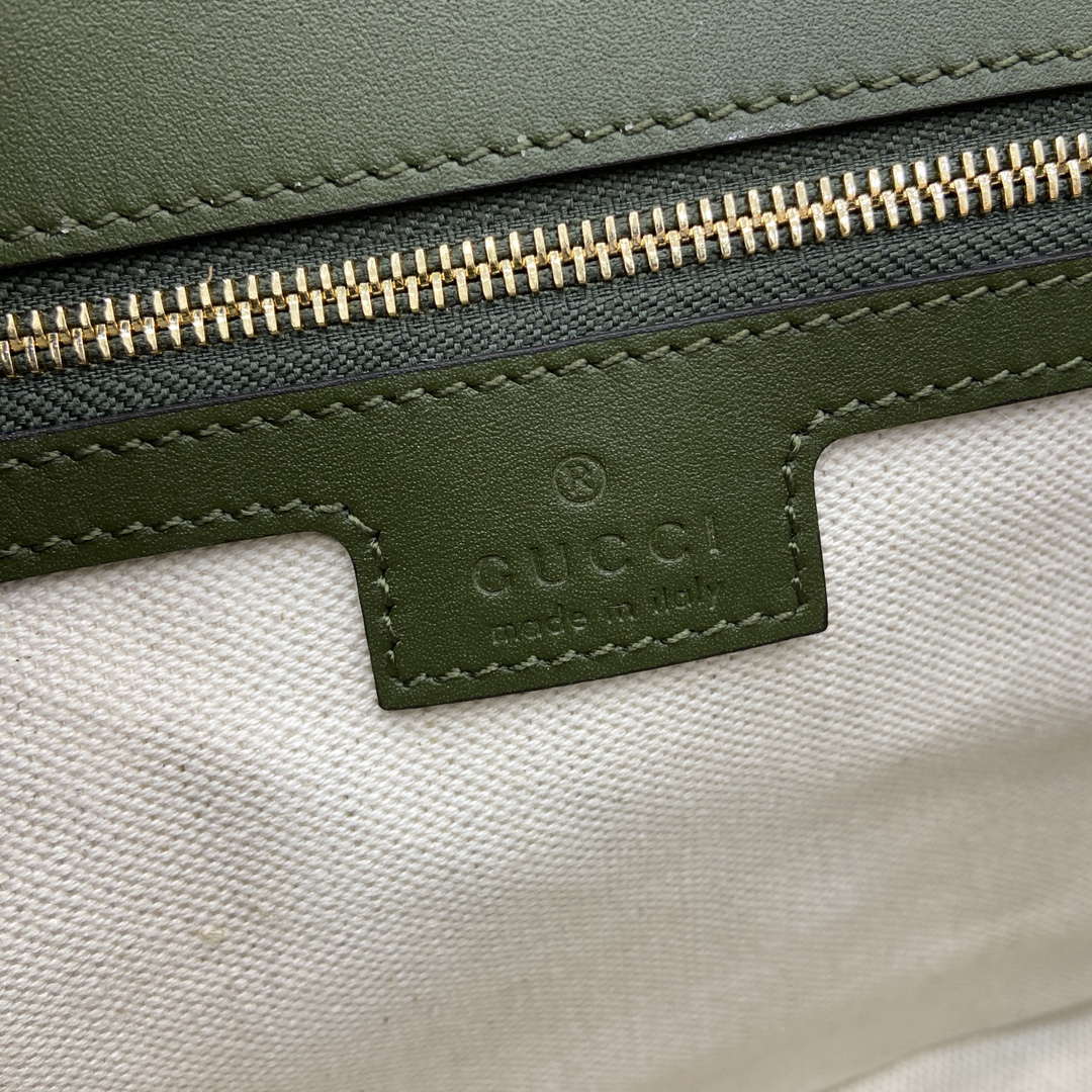 Gucci 815715 Gucci Blondie small shoulder bag Green Suede Leather - Default Title - View 11