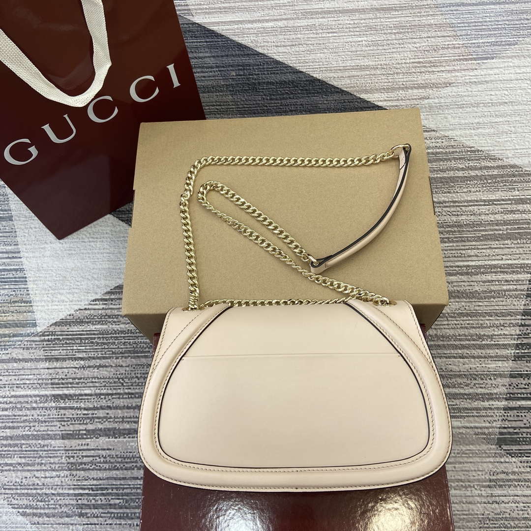 Gucci 815715 Gucci Blondie small shoulder bag Light Pink Leather