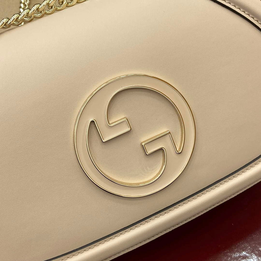 Gucci 815715 Gucci Blondie small shoulder bag Light Pink Leather