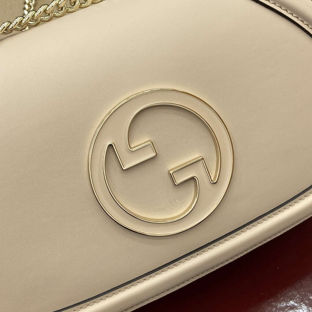 Gucci 815715 Gucci Blondie small shoulder bag Light Pink Leather