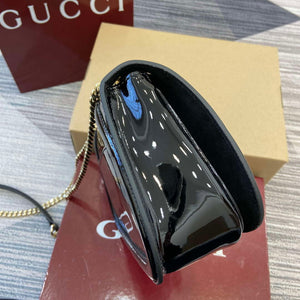 Gucci 815715 Gucci Blondie small shoulder bag Patent Leather Black - Default Title - View 3