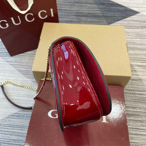 Gucci 815715 Gucci Blondie small shoulder bag Patent Leather Red - Default Title - View 3