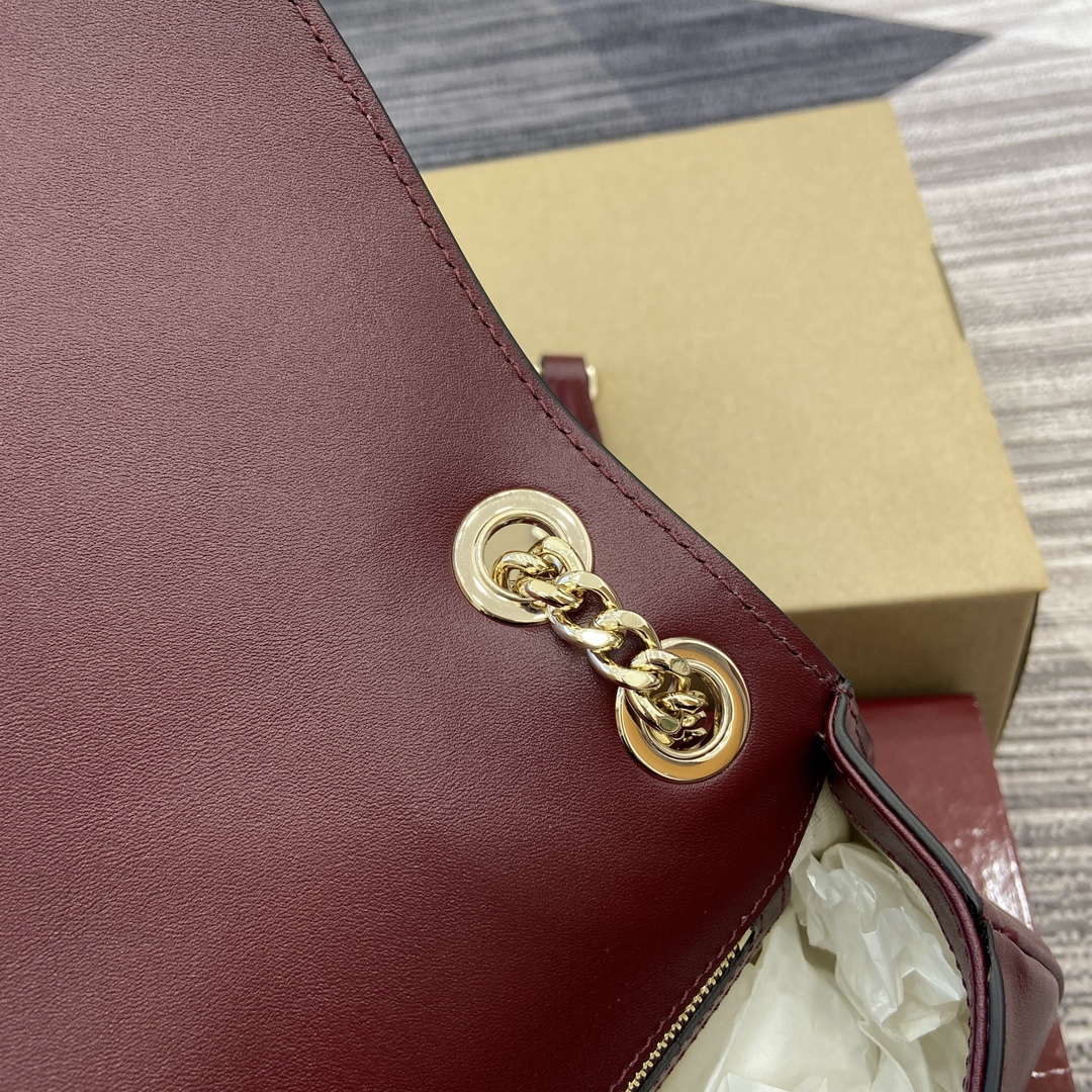 Gucci 815715 Gucci Blondie small shoulder bag Wine Red - Default Title - View 3