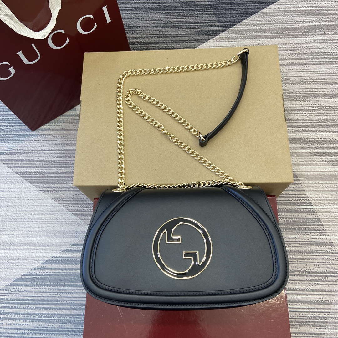 Gucci 815715 Gucci Blondie small shoulder bag Black - Default Title - View 1