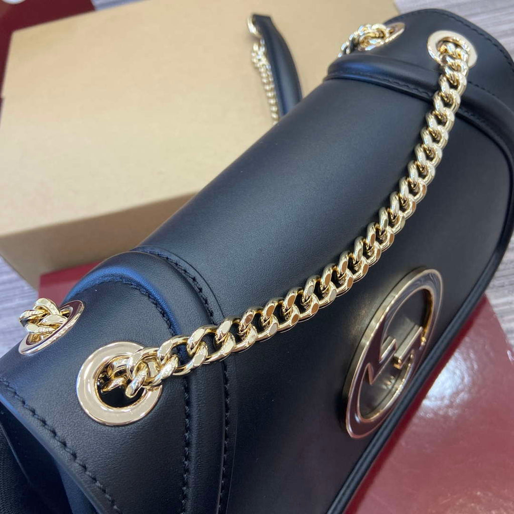 Gucci 815715 Gucci Blondie small shoulder bag Black
