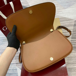 Gucci 815716 Gucci Blondie Medium top handle bag Brown & Beige cotton linen canvas - Default Title - View 8