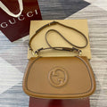 Gucci 815716 Gucci Blondie Medium top handle bag Brown - Default Title - View 1