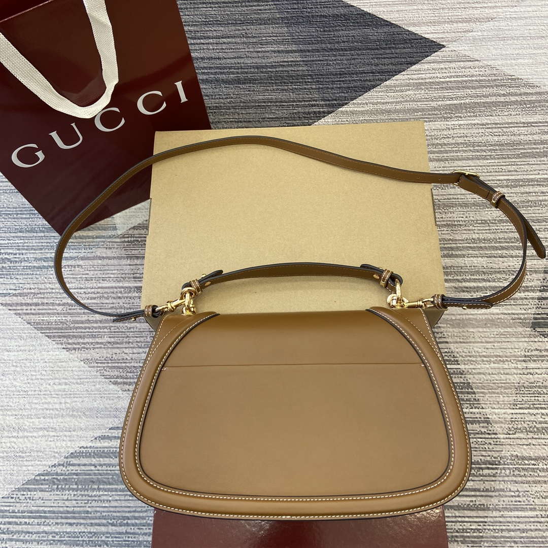 Gucci 815716 Gucci Blondie Medium top handle bag Brown