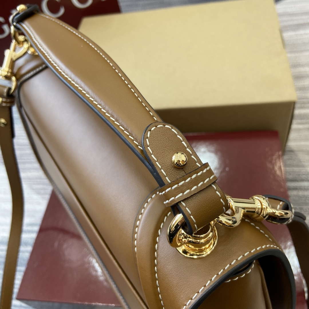 Gucci 815716 Gucci Blondie Medium top handle bag Brown - Default Title - View 3