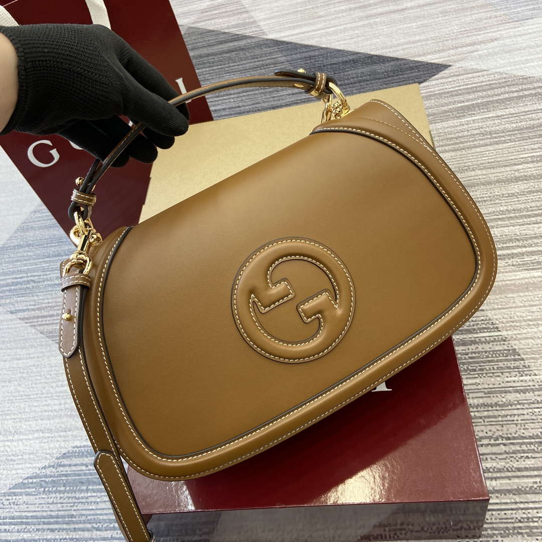 Gucci 815716 Gucci Blondie Medium top handle bag Brown - Default Title - View 6