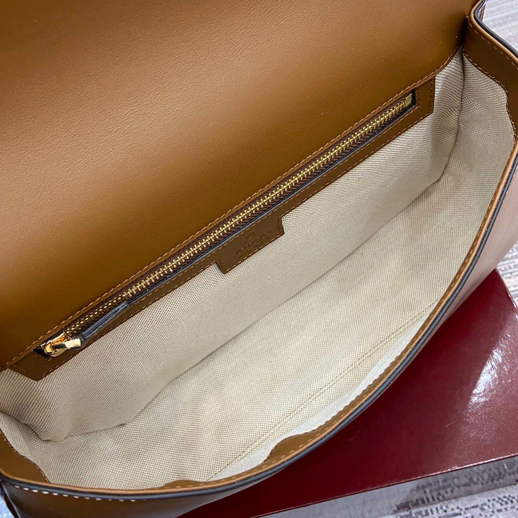 Gucci 815716 Gucci Blondie Medium top handle bag Brown