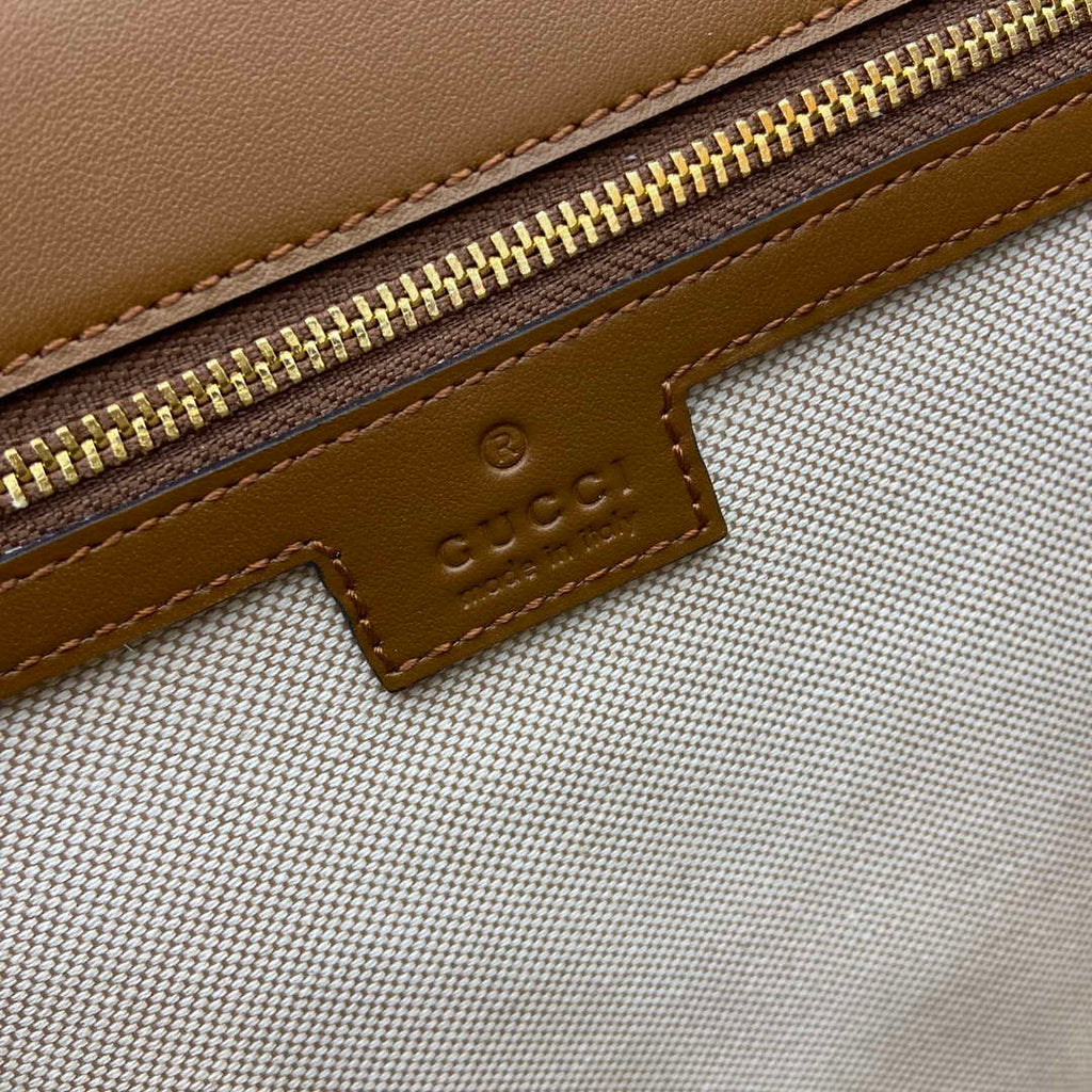 Gucci 815716 Gucci Blondie Medium top handle bag Brown