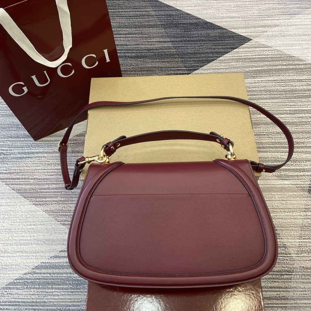 Gucci 815716 Gucci Blondie Medium top handle bag Wine Red