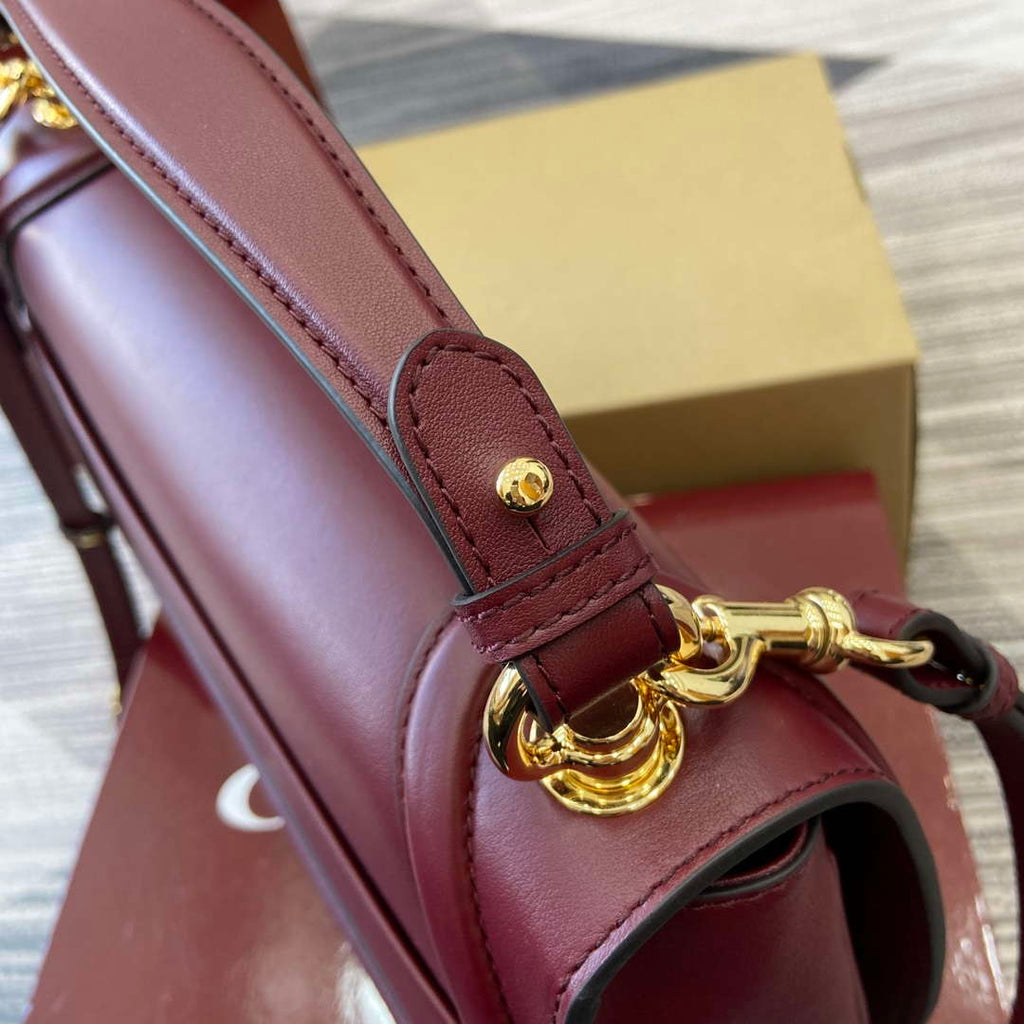 Gucci 815716 Gucci Blondie Medium top handle bag Wine Red