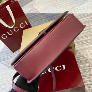 Gucci 815716 Gucci Blondie Medium top handle bag Wine Red - Default Title - View 8