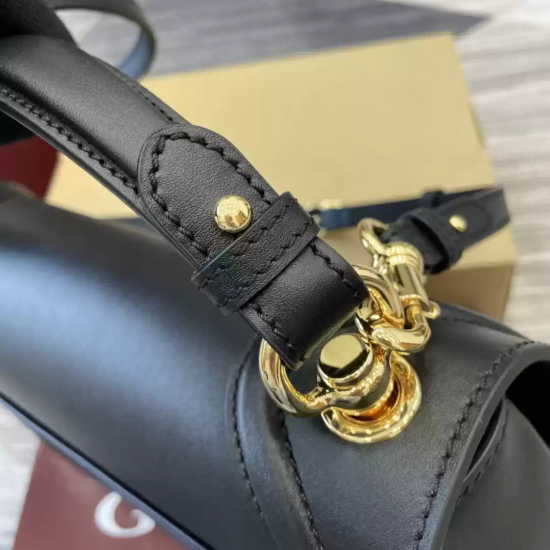 Gucci 815719 Gucci Blondie Medium top handle bag Black