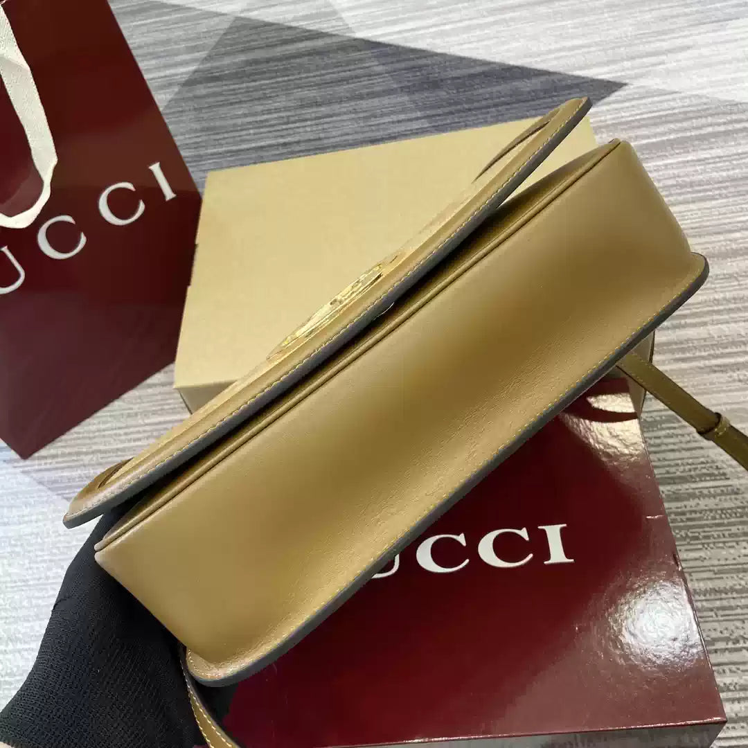 Gucci 815719 Gucci Blondie Medium top handle bag Light brown suede - Default Title - View 9