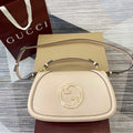 Gucci 815719 Gucci Blondie Medium top handle bag Leather Light Pink - Default Title - View 1