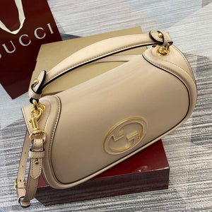 Gucci 815719 Gucci Blondie Medium top handle bag Leather Light Pink - Default Title - View 5