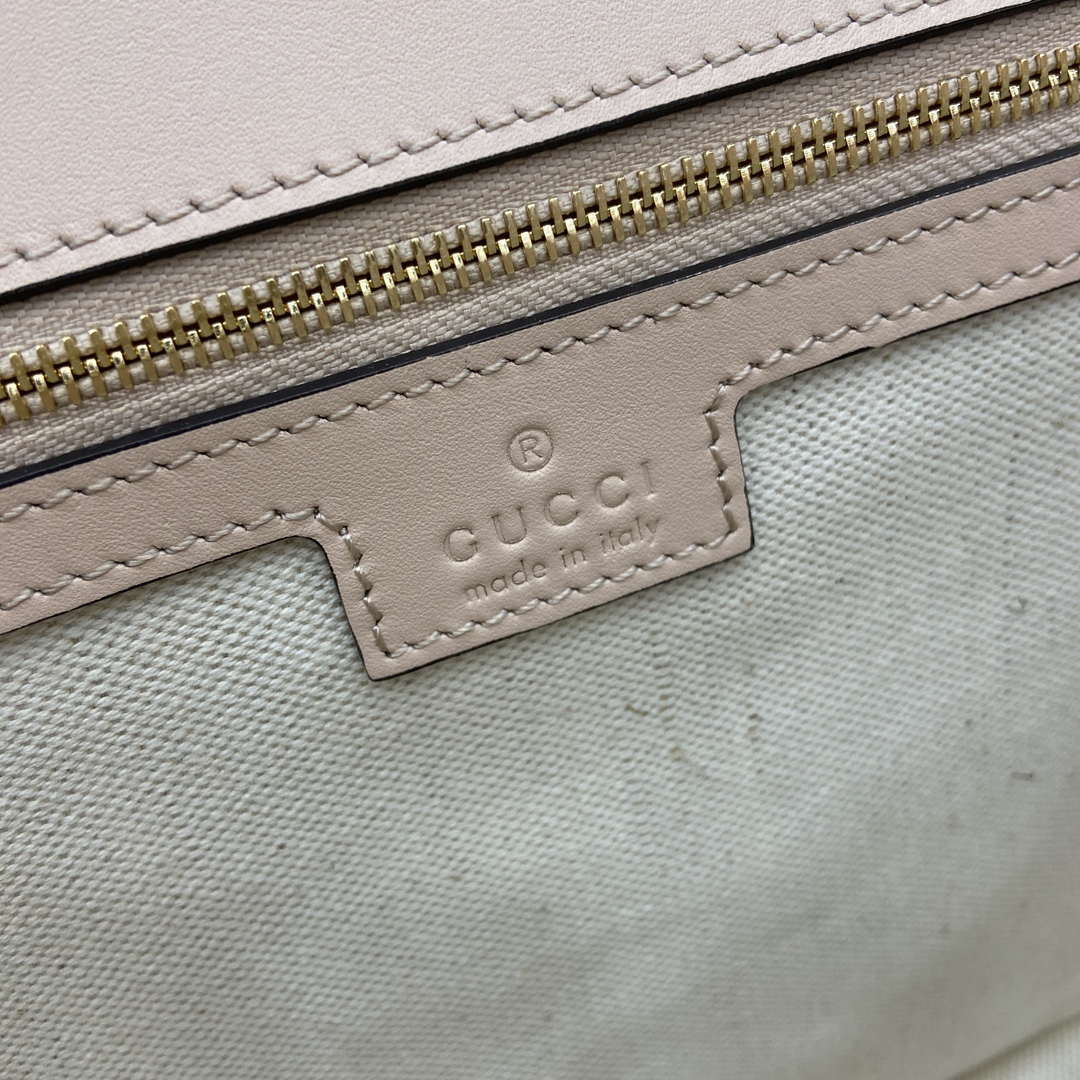 Gucci 815719 Gucci Blondie Medium top handle bag Leather Light Pink - Default Title - View 9